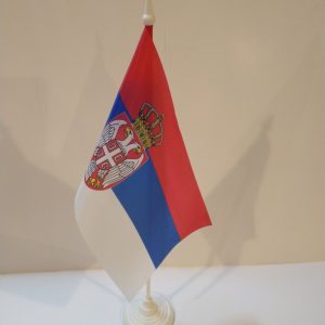 Флажок настольный страна Сербия