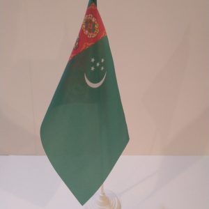 Флажок настольный страна Туркменистан
